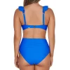 Sunsets Electric Blue Capri High Waist Bottom< Plus Size | High-Waist