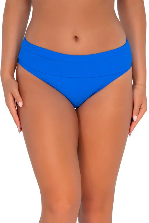 Sunsets Electric Blue Hannah High Waist Bottom< High-Waist