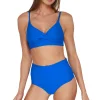 Sunsets Electric Blue Lyla Bralette Top< Wire-Free