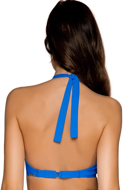 Sunsets Electric Blue Muse Halter Top< Plus Size | Bra-Sized