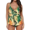 Sunsets Escape Amber Oasis Marin Tankini Top< Plus Size | Underwire