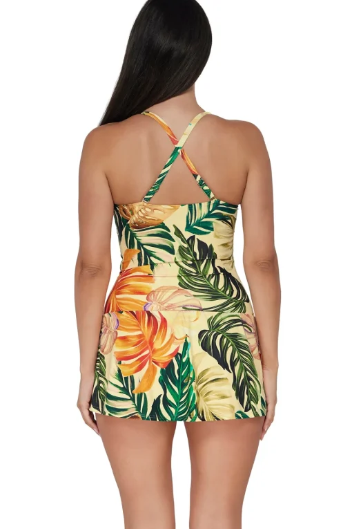 Sunsets Escape Amber Oasis Sienna Swim Dress< Swim Dress