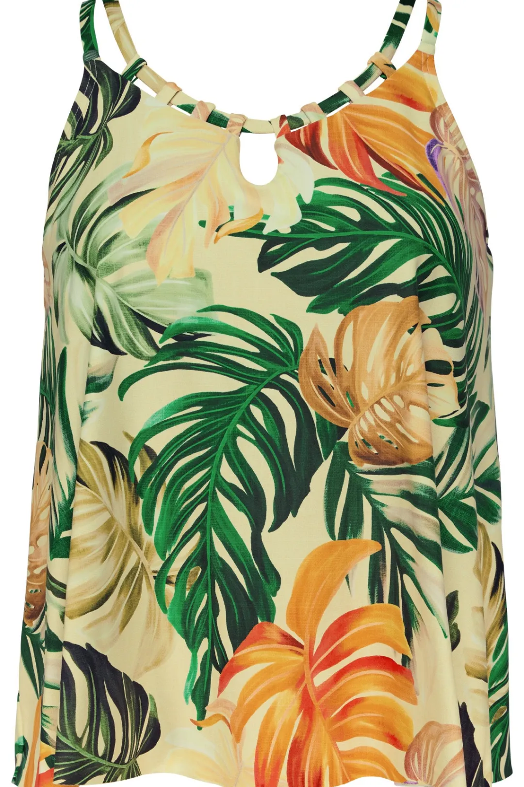Sunsets Escape Amber Oasis Sadie Tankini Top< Plus Size | Wire-Free
