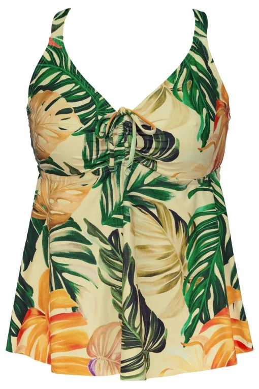 Sunsets Escape Amber Oasis Marin Tankini Top< Plus Size | Underwire