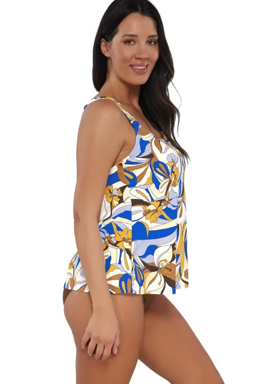Sunsets Escape Bali Bungalow Jenna Tankini Top< Tankinis