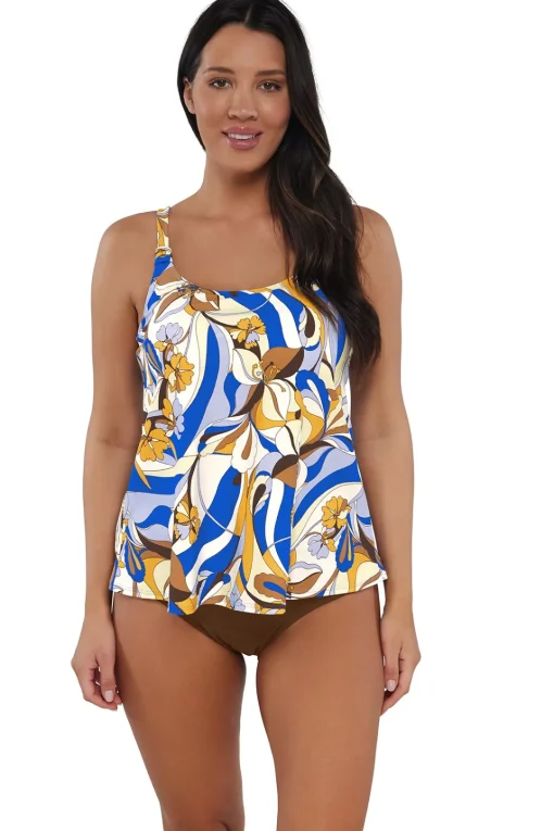 Sunsets Escape Bali Bungalow Jenna Tankini Top< Tankinis