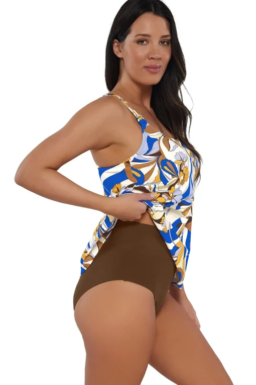 Sunsets Escape Bali Bungalow Jenna Tankini Top< Tankinis