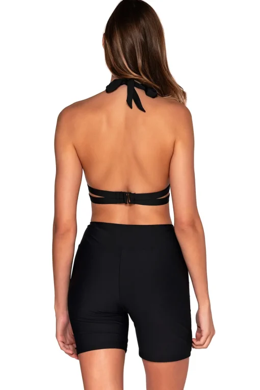 Sunsets Escape Black Bayside Bike Short< Swim Shorts