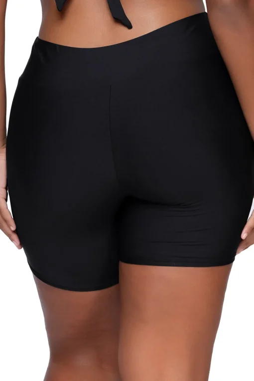 Sunsets Escape Black Bayside Bike Short< Swim Shorts