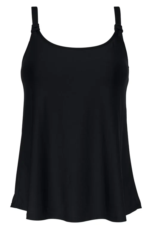 Sunsets Escape Black Jenna Tankini Top< Tankinis