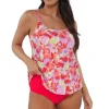 Sunsets Escape Butterfly Beach Jenna Tankini Top< Tankinis