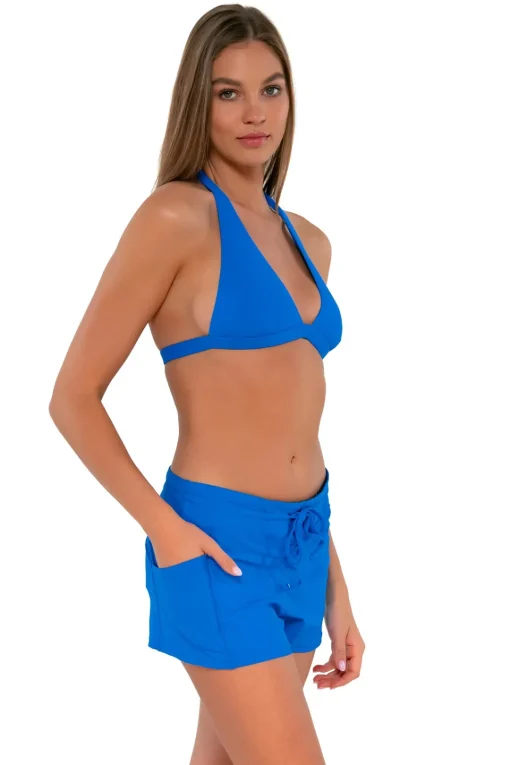 Sunsets Escape Electric Blue Laguna Swim Short< Swim Shorts
