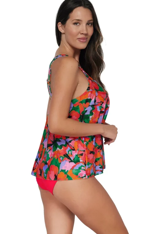 Sunsets Escape Hummingbird Cove Sadie Tankini Top< Plus Size | Wire-Free