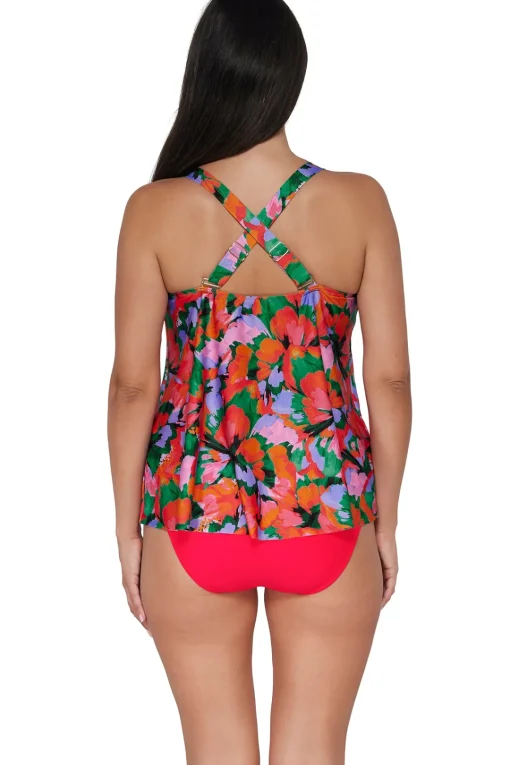 Sunsets Escape Hummingbird Cove Sadie Tankini Top< Plus Size | Wire-Free