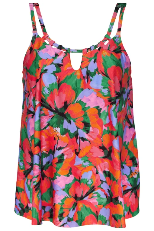 Sunsets Escape Hummingbird Cove Sadie Tankini Top< Plus Size | Wire-Free