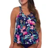 Sunsets Escape Island Getaway Sadie Tankini Top< Wire-Free | Tankinis