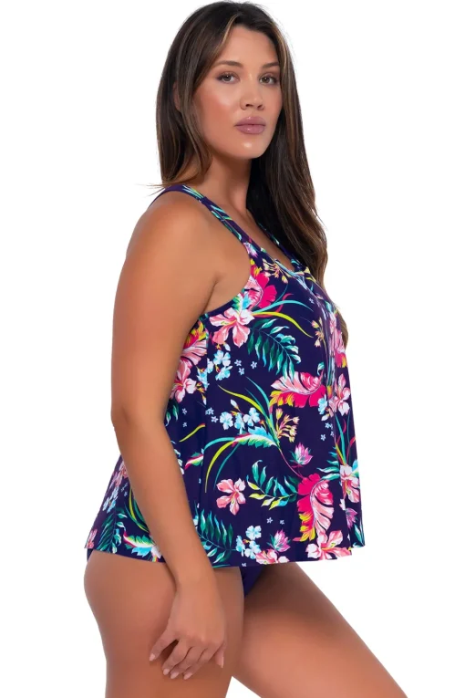 Sunsets Escape Island Getaway Sadie Tankini Top< Wire-Free | Tankinis