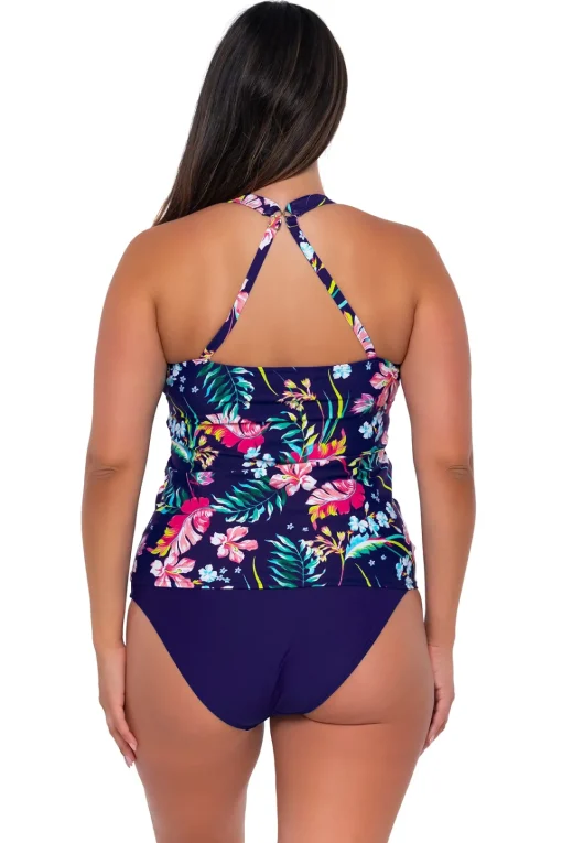 Sunsets Escape Island Getaway Emerson Tankini Top< Plus Size | Underwire
