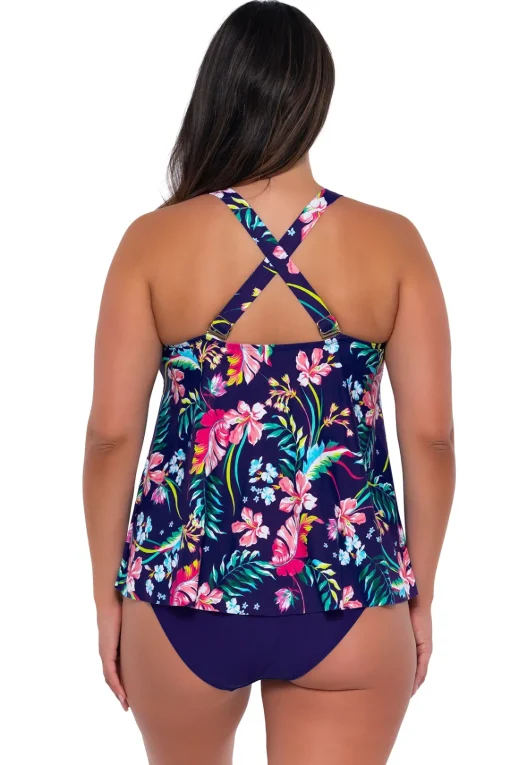 Sunsets Escape Island Getaway Sadie Tankini Top< Wire-Free | Tankinis