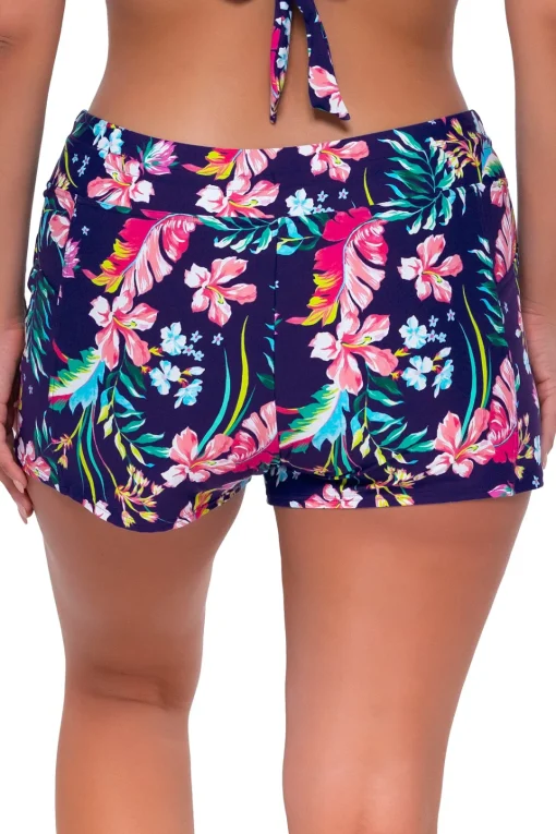 Sunsets Escape Island Getaway Laguna Swim Short< Plus Size