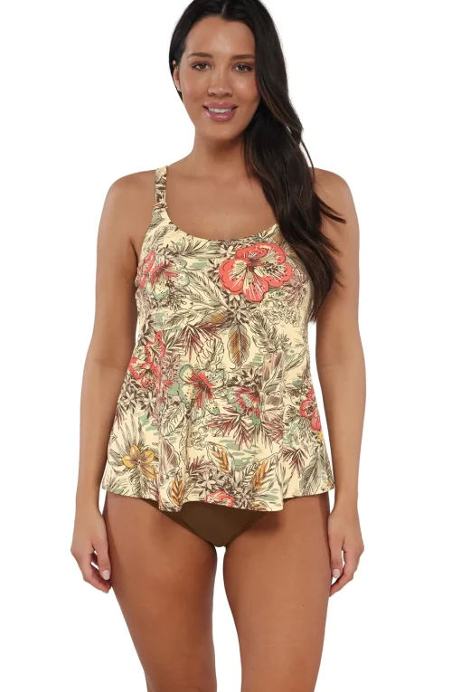 Sunsets Escape Island Spice Jenna Tankini Top< Tankinis