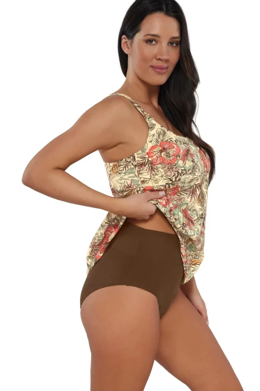 Sunsets Escape Island Spice Jenna Tankini Top< Tankinis