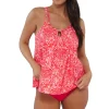 Sunsets Escape Majorca Sadie Tankini Top< Plus Size | Wire-Free