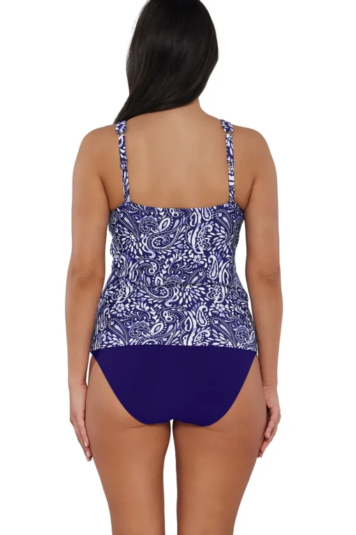 Sunsets Escape Marina Emerson Tankini Top< Plus Size | Underwire