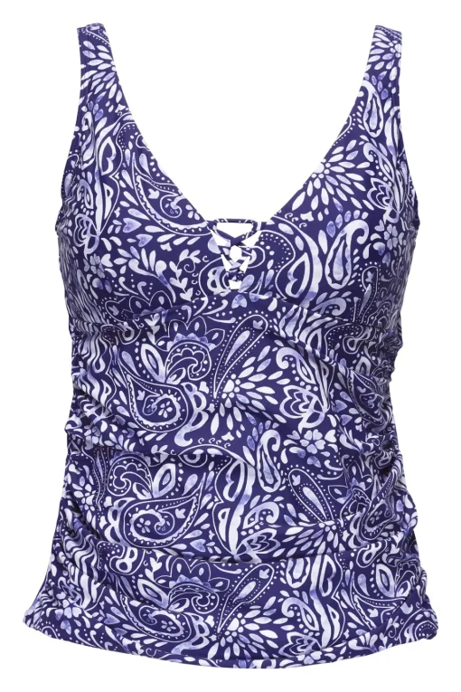 Sunsets Escape Marina Emerson Tankini Top< Plus Size | Underwire