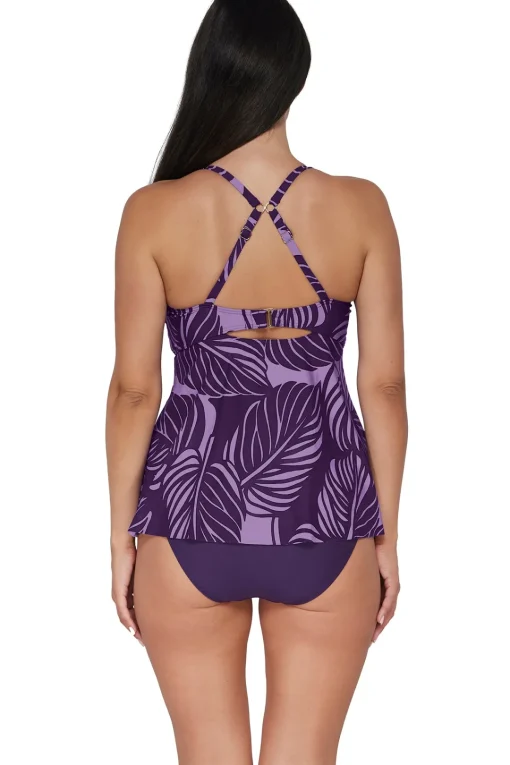 Sunsets Escape Mystic Palms Tori Tankini Top< Plus Size | Wire-Free