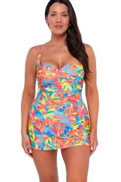 Sunsets Escape Shoreline Petals Sienna Swim Dress< Swim Dress