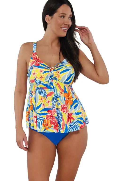 Sunsets Escape Suncatcher Marin Tankini Top< Plus Size | Underwire