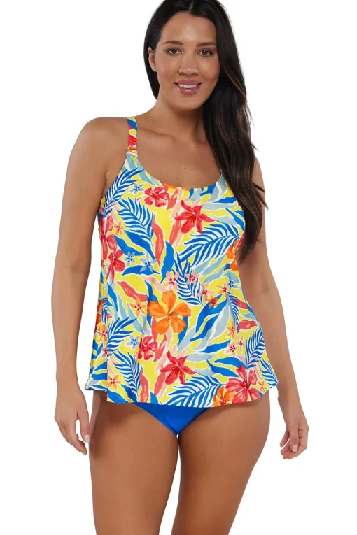 Sunsets Escape Suncatcher Jenna Tankini Top< Tankinis