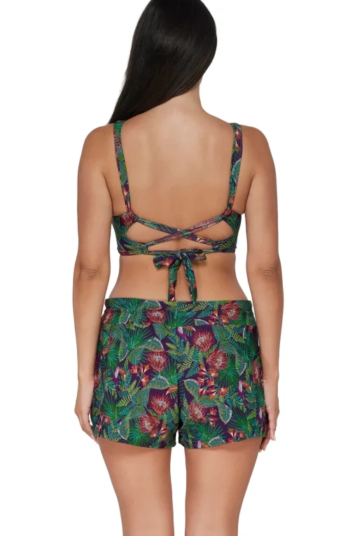 Sunsets Escape Welcome To Rio Laguna Swim Short Bottom< Plus Size