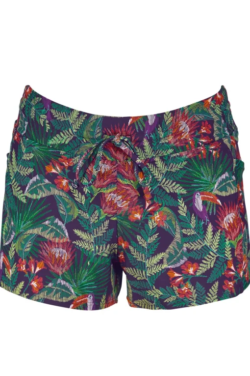 Sunsets Escape Welcome To Rio Laguna Swim Short Bottom< Plus Size
