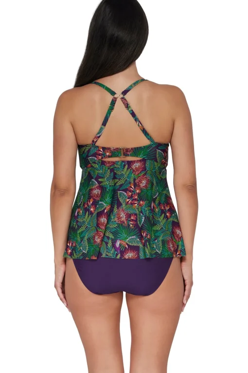 Sunsets Escape Welcome To Rio Tori Tankini Top< Plus Size | Wire-Free