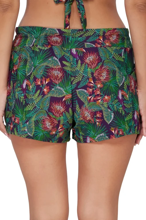 Sunsets Escape Welcome To Rio Laguna Swim Short Bottom< Plus Size