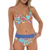 Sunsets Festive Floral Sandbar Rib Lyla Bralette Top< Wire-Free