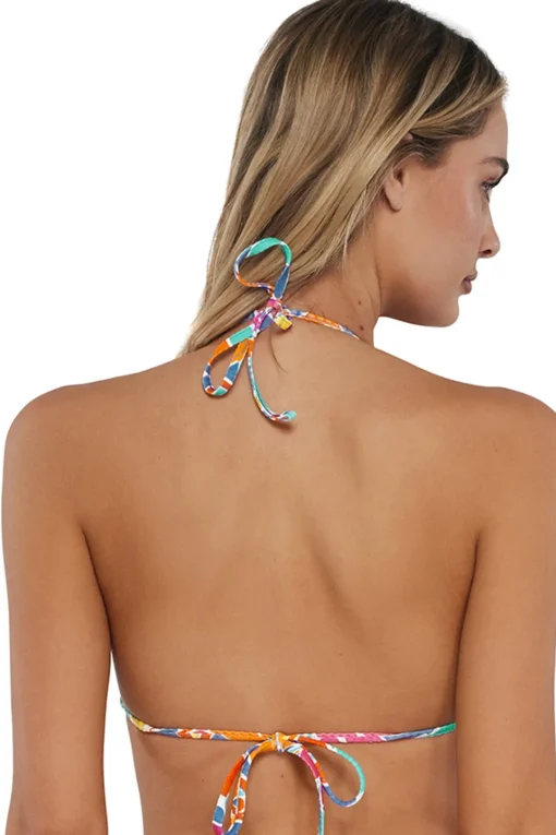 Sunsets Festive Floral Sandbar Rib Laney Triangle Top< Bikini Tops | Wire-Free