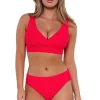 Sunsets Geranium Elsie Top< Plus Size | Bikini Tops