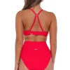 Sunsets Geranium Hannah High Waist Bottom< High-Waist