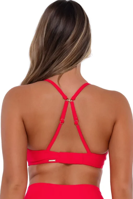 Sunsets Geranium Kauai Keyhole Top< Plus Size | Bra-Sized