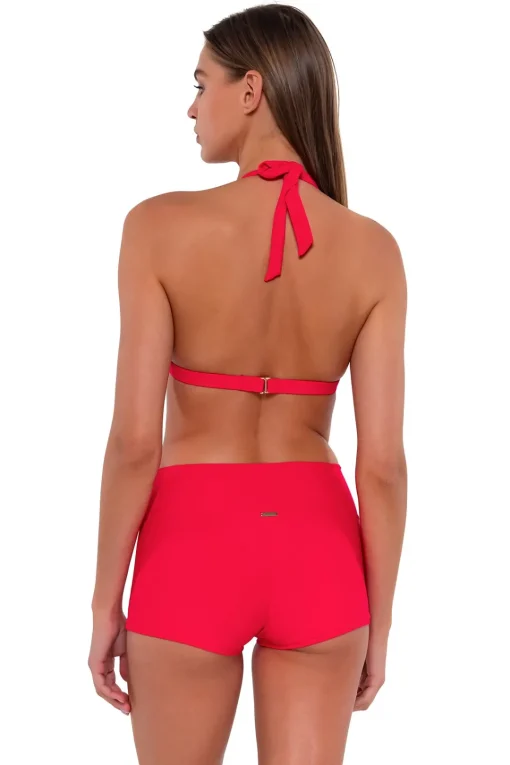 Sunsets Geranium Kinsley Swim Short< Plus Size | Swim Shorts