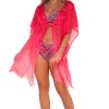 Sunsets Geranium Maldives Tunic< Cover-Ups