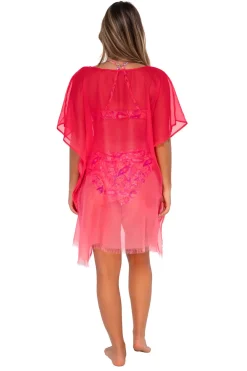 Sunsets Geranium Maldives Tunic< Cover-Ups