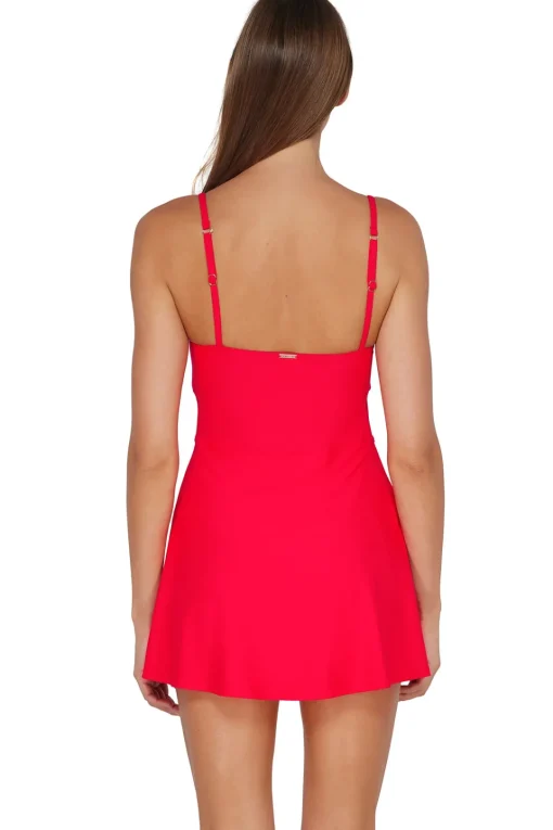 Sunsets Geranium Naomi Swim Dress One Piece< Swim Dress