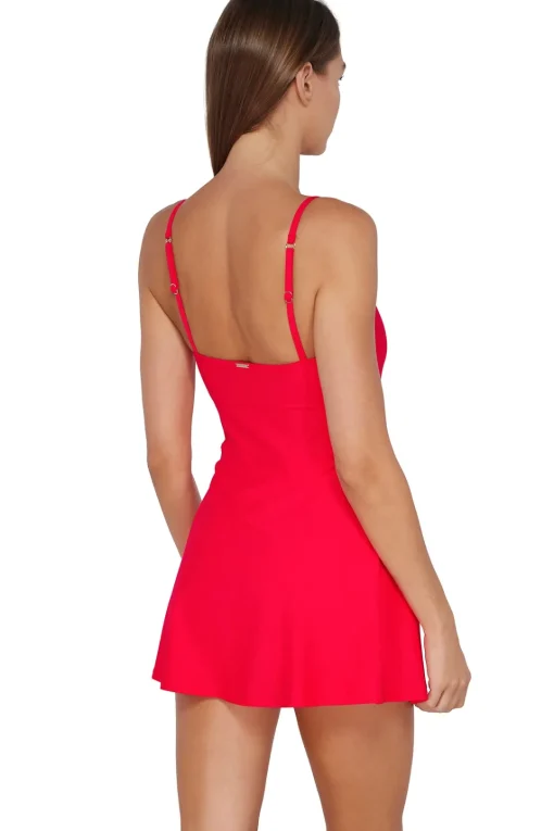 Sunsets Geranium Naomi Swim Dress One Piece< Swim Dress