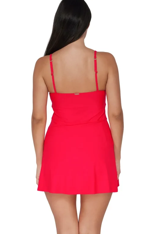 Sunsets Geranium Naomi Swim Dress One Piece< Swim Dress
