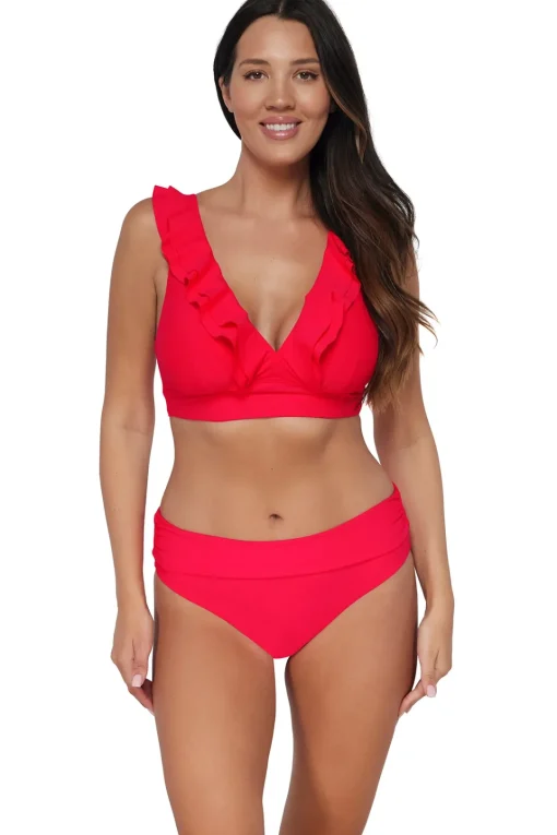 Sunsets Geranium Willa Wireless Top< Plus Size | Wire-Free