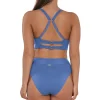 Sunsets Harbor Blue Sandbar Rib Annie High Waist Bottom< Plus Size | High-Waist